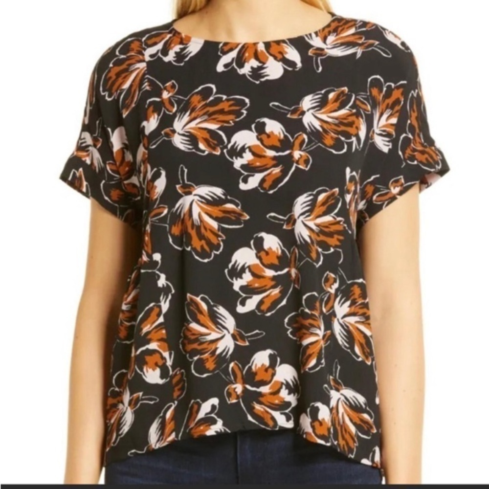 Madewell Cuffed Sleeve Top